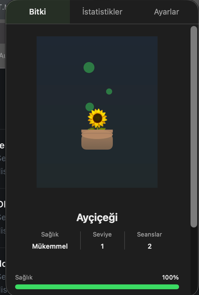 🌱DeskPlant: Pomodoro Tekniğini Keyifli Hale Getiren Minimalist macOS Uygulaması